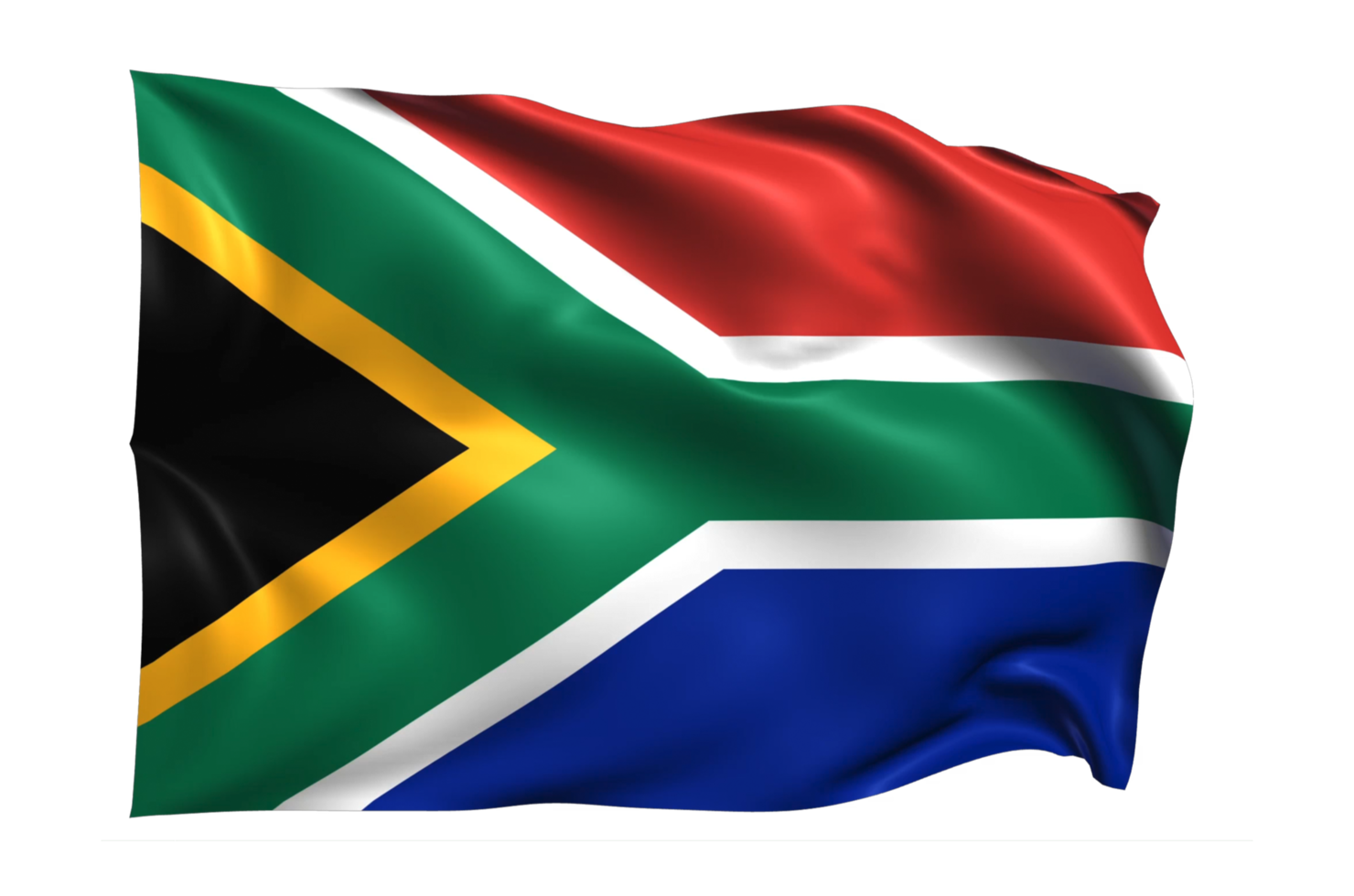 south-africa-waving-flag-realistic-transparent-background-free-png